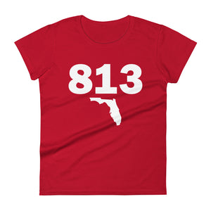 813 Area Code Women's Fashion Fit T Shirt