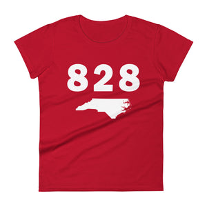 828 Area Code Women's Fashion Fit T Shirt