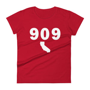 909 Area Code Women's Fashion Fit T Shirt