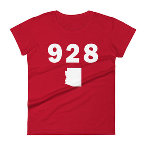 928 Area Code Women's Fashion Fit T Shirt