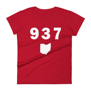 937 Area Code Women's Fashion Fit T Shirt
