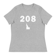 Load image into Gallery viewer, 208 Area Code Women&#39;s Relaxed T Shirt