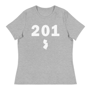 201 Area Code Women's Relaxed T Shirt