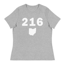 Load image into Gallery viewer, 216 Area Code Women&#39;s Relaxed T Shirt