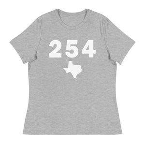 254 Area Code Women's Relaxed T Shirt