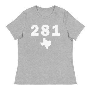 281 Area Code Women's Relaxed T Shirt