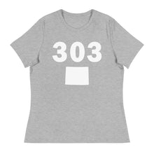 Load image into Gallery viewer, 303 Area Code Women&#39;s Relaxed T Shirt