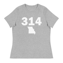 Load image into Gallery viewer, 314 Area Code Women&#39;s Relaxed T Shirt
