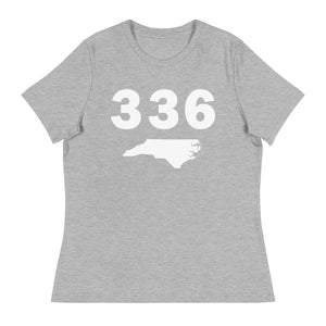 336 Area Code Women's Relaxed T Shirt