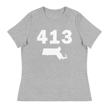 Load image into Gallery viewer, 413 Area Code Women&#39;s Relaxed T Shirt