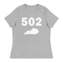 Load image into Gallery viewer, 502 Area Code Women&#39;s Relaxed T Shirt