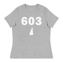 Load image into Gallery viewer, 603 Area Code Women&#39;s Relaxed T Shirt