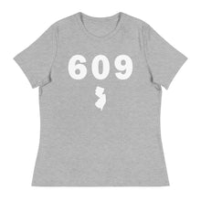 Load image into Gallery viewer, 609 Area Code Women&#39;s Relaxed T Shirt