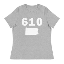 Load image into Gallery viewer, 610 Area Code Women&#39;s Relaxed T Shirt