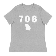 Load image into Gallery viewer, 706 Area Code Women&#39;s Relaxed T Shirt