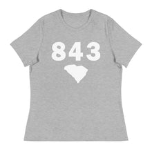 Load image into Gallery viewer, 843 Area Code Women&#39;s Relaxed T Shirt