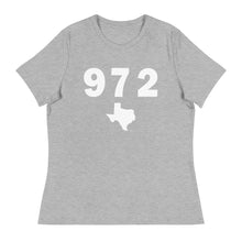 Load image into Gallery viewer, 972 Area Code Women&#39;s Relaxed T Shirt