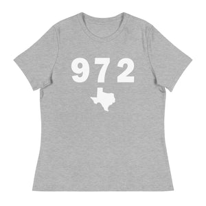 972 Area Code Women's Relaxed T Shirt