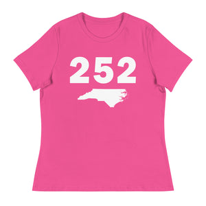 252 Area Code Women's Relaxed T Shirt