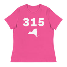 Load image into Gallery viewer, 315 Area Code Women&#39;s Relaxed T Shirt