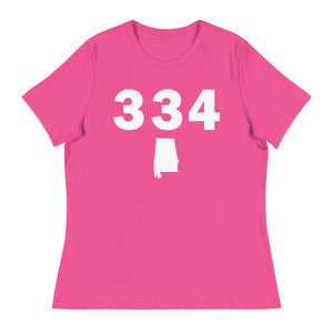 334 Area Code Women's Relaxed T Shirt