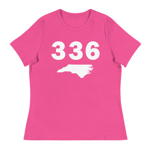 336 Area Code Women's Relaxed T Shirt