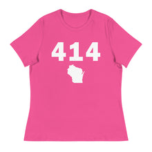 Load image into Gallery viewer, 414 Area Code Women&#39;s Relaxed T Shirt