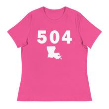 Load image into Gallery viewer, 504 Area Code Women&#39;s Relaxed T Shirt