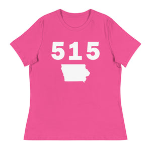 515 Area Code Women's Relaxed T Shirt