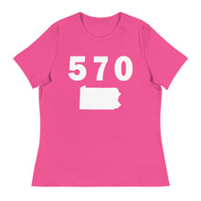 Load image into Gallery viewer, 570 Area Code Women&#39;s Relaxed T Shirt