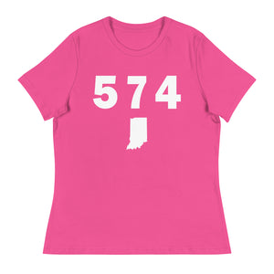 574 Area Code Women's Relaxed T Shirt