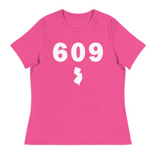 Load image into Gallery viewer, 609 Area Code Women&#39;s Relaxed T Shirt
