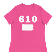 Load image into Gallery viewer, 610 Area Code Women&#39;s Relaxed T Shirt