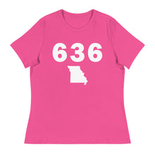 Load image into Gallery viewer, 636 Area Code Women&#39;s Relaxed T Shirt