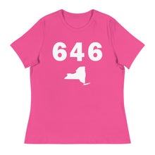 Load image into Gallery viewer, 646 Area Code Women&#39;s Relaxed T Shirt