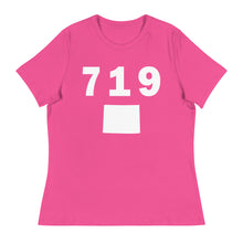 Load image into Gallery viewer, 719 Area Code Women&#39;s Relaxed T Shirt