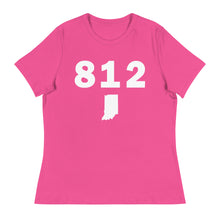 Load image into Gallery viewer, 812 Area Code Women&#39;s Relaxed T Shirt