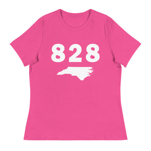 828 Area Code Women's Relaxed T Shirt