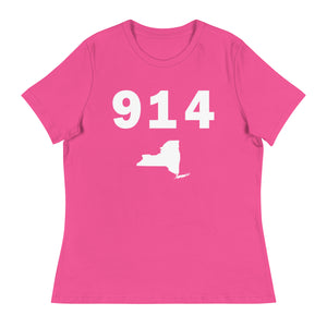 914 Area Code Women's Relaxed T Shirt