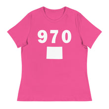 Load image into Gallery viewer, 970 Area Code Women&#39;s Relaxed T Shirt