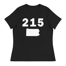 Load image into Gallery viewer, 215 Area Code Women&#39;s Relaxed T Shirt