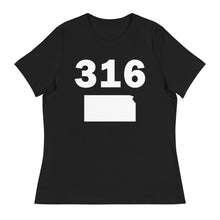 Load image into Gallery viewer, 316 Area Code Women&#39;s Relaxed T Shirt