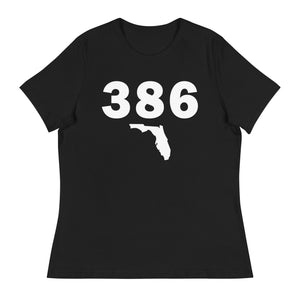 386 Area Code Women's Relaxed T Shirt