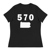 Load image into Gallery viewer, 570 Area Code Women&#39;s Relaxed T Shirt