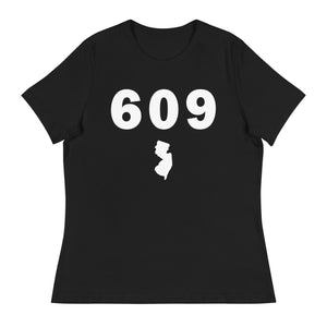 609 Area Code Women's Relaxed T Shirt