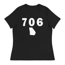 Load image into Gallery viewer, 706 Area Code Women&#39;s Relaxed T Shirt