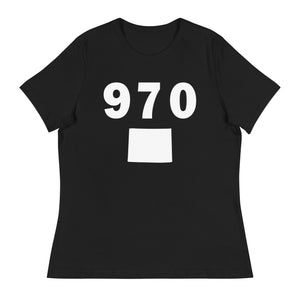 970 Area Code Women's Relaxed T Shirt