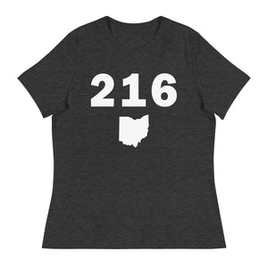 216 Area Code Women's Relaxed T Shirt