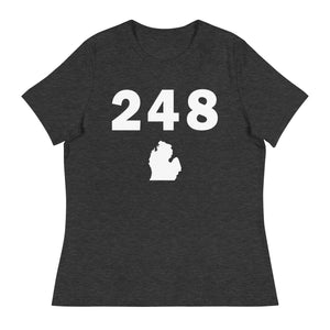 248 Area Code Women's Relaxed T Shirt