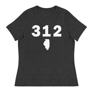 312 Area Code Women's Relaxed T Shirt
